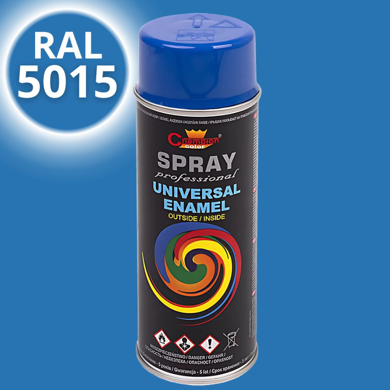 Email spray universal Champion, cer-albastru (RAL 5015), 400ml 