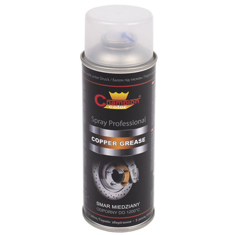 Медная смазка Champion Copper Grease 1200°С спрей (400мл)