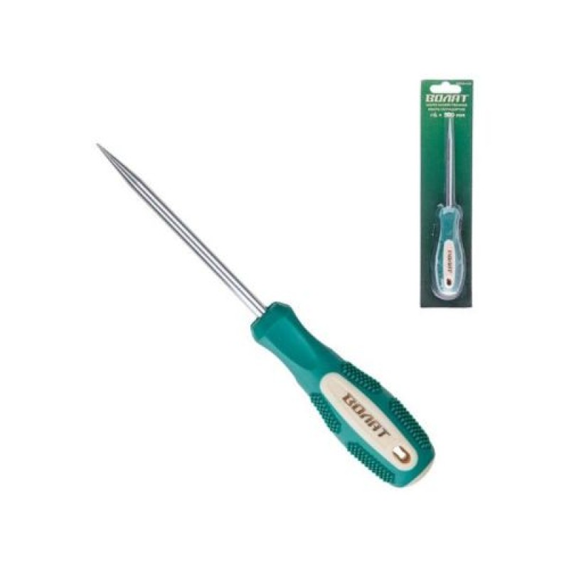 Шило хозяйственное 6х100 мм Волат (круглое)