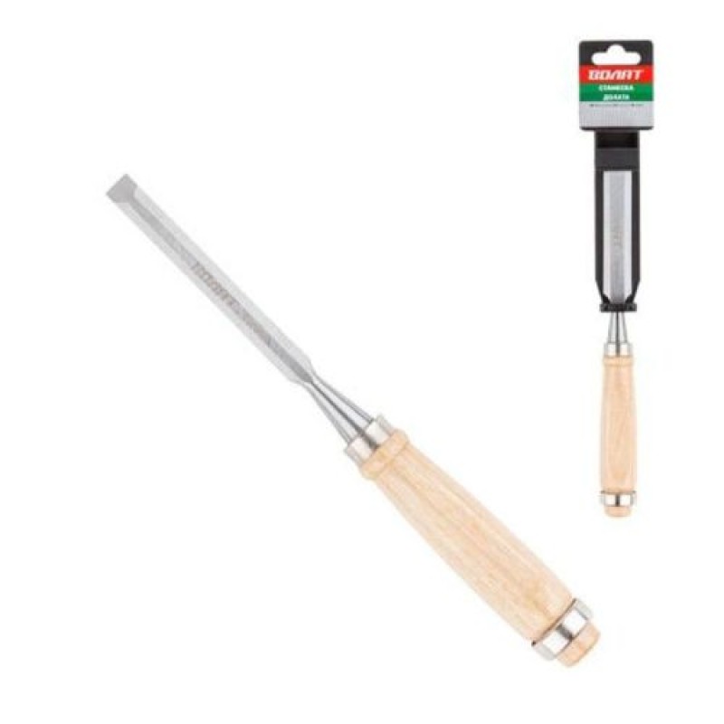 Daltă plată cu mâner din lemn 10mm Volat