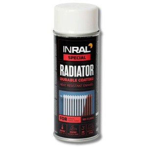 Email spray termorezistent Inral Radiator Thermal, alb (RAL 9003) 400ml