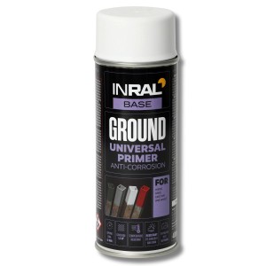 Grund spray Inral, alb (RAL 9003) 400ml