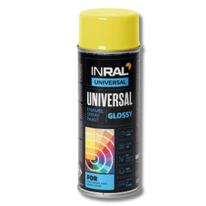 Email spray Inral Universal, galben (RAL 1018) 400ml