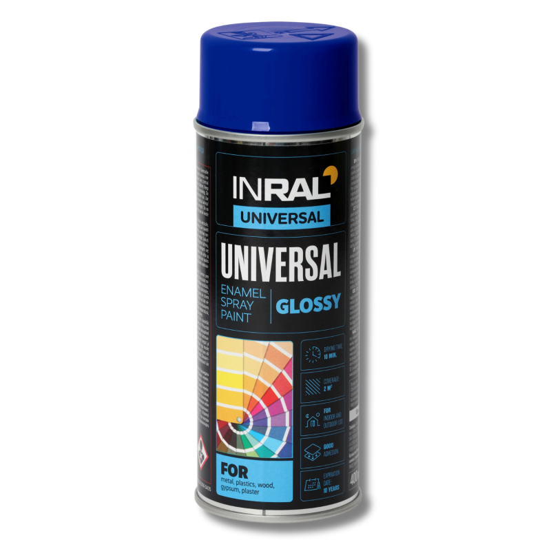 Email spray Inral Universal, ultramarin (RAL 5022), 400ml