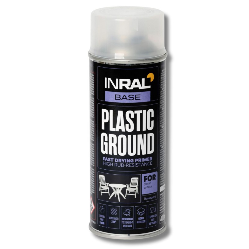 Grund spray Inral Plastic Primer, transparent 400ml