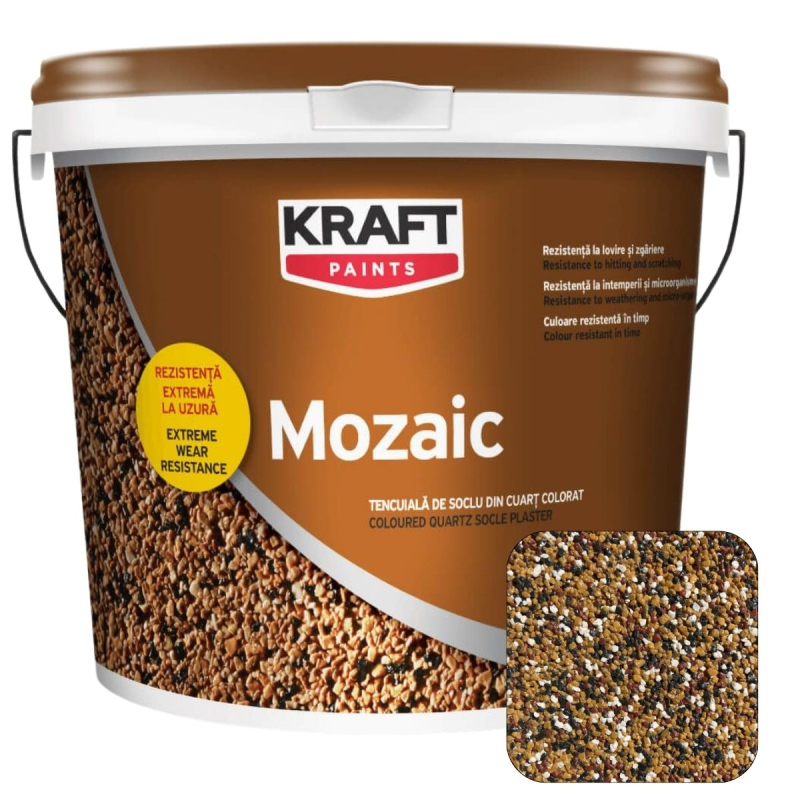 Tencuială decorativă cu piatră Kraft Mozaic ( C2002 ) 25kg
