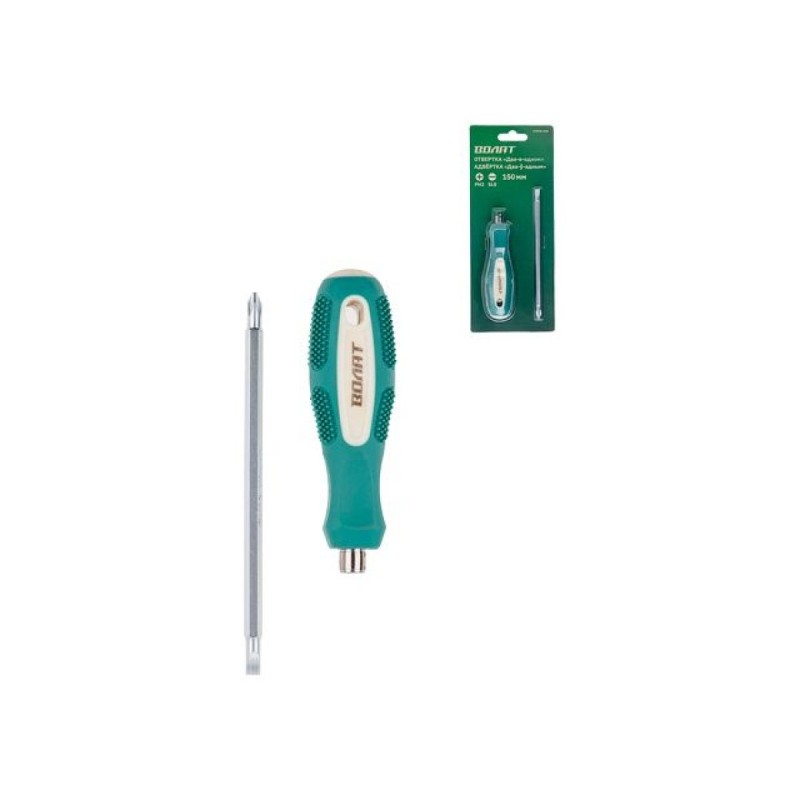 Отвертка 2-в-1 PH2/SL5, 150 мм Волат (двухкомпонентная рукоятка Anti-Slip)
