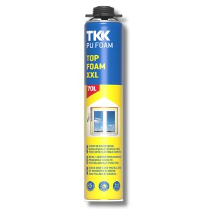 Spumă PU TKK TOP XXL 70L pistol 870ml(v.v. 900ml)