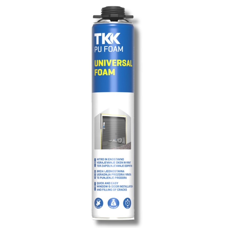 Пистолетная монтажная пена PU TKK Universal, 600мл