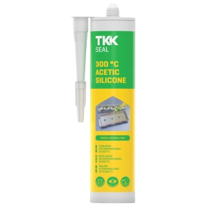 Silicon TKK ACETAT 300C, negru 300 ml