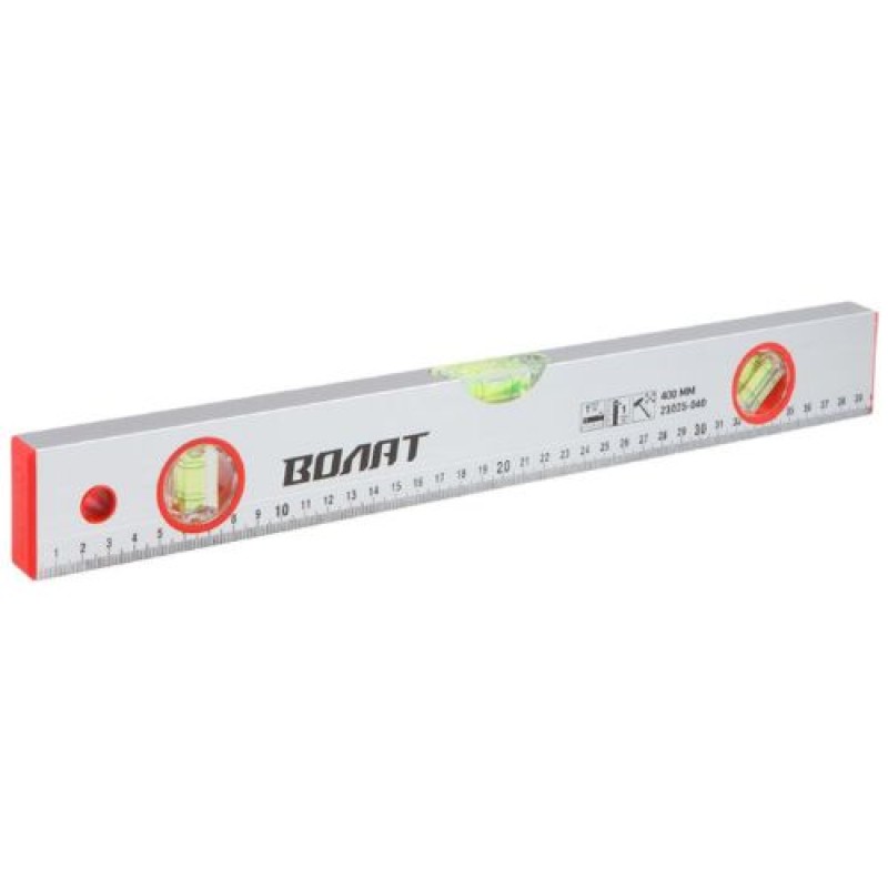 Уровень 400 мм брусковый Волат (бытовой)