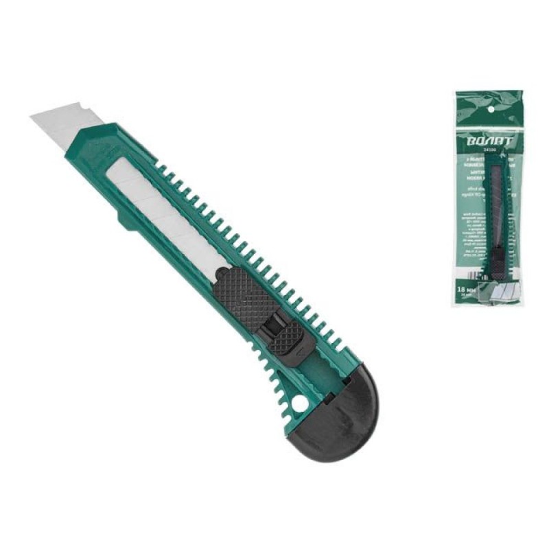 Нож пистолетный с выдвижным лезвием 18мм Волат