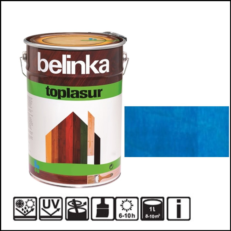 Impregnant Belinka TopLasur 2.5L, 72 albastru