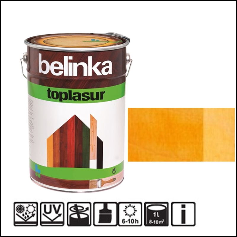 Impregnant Belinka TopLasur 2.5L, 25 piatră-pin