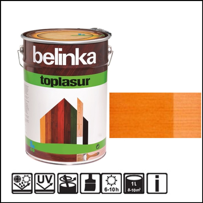 Лазурь Belinka TopLasur 10 л, 14 лиственница