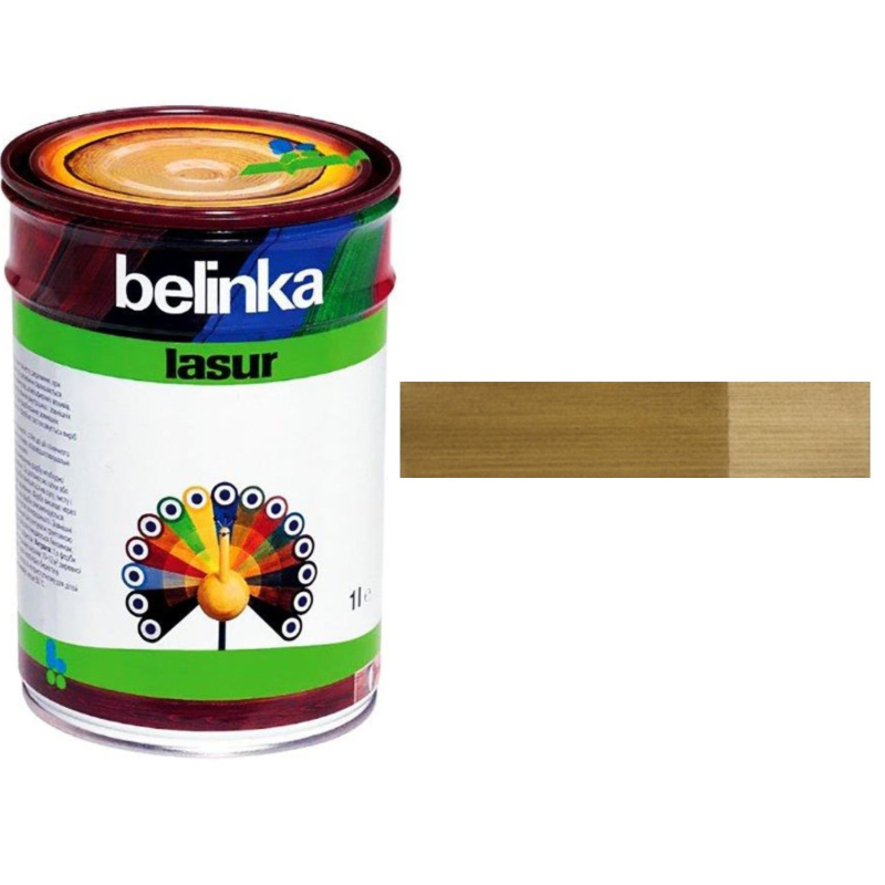Лазурь Belinka Lasur 1 л, 27 олива