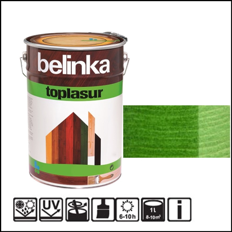 Impregnant Belinka TopLasur 1L, 19 verde