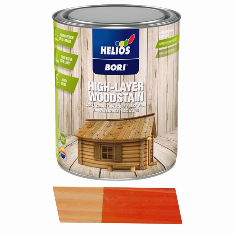 Lac lazur cu ceară pentru lemn Helios Bori (zada 8) 0,75L