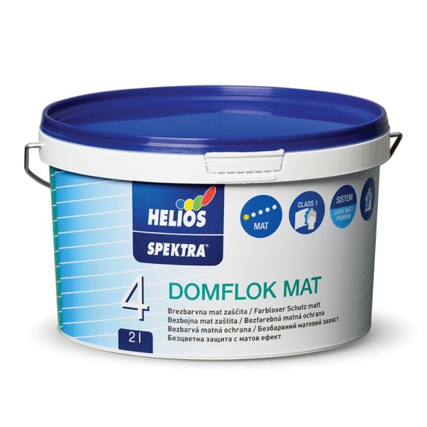 Lac decorativ mat pentru interior Helios Domoflok Mat  2L
