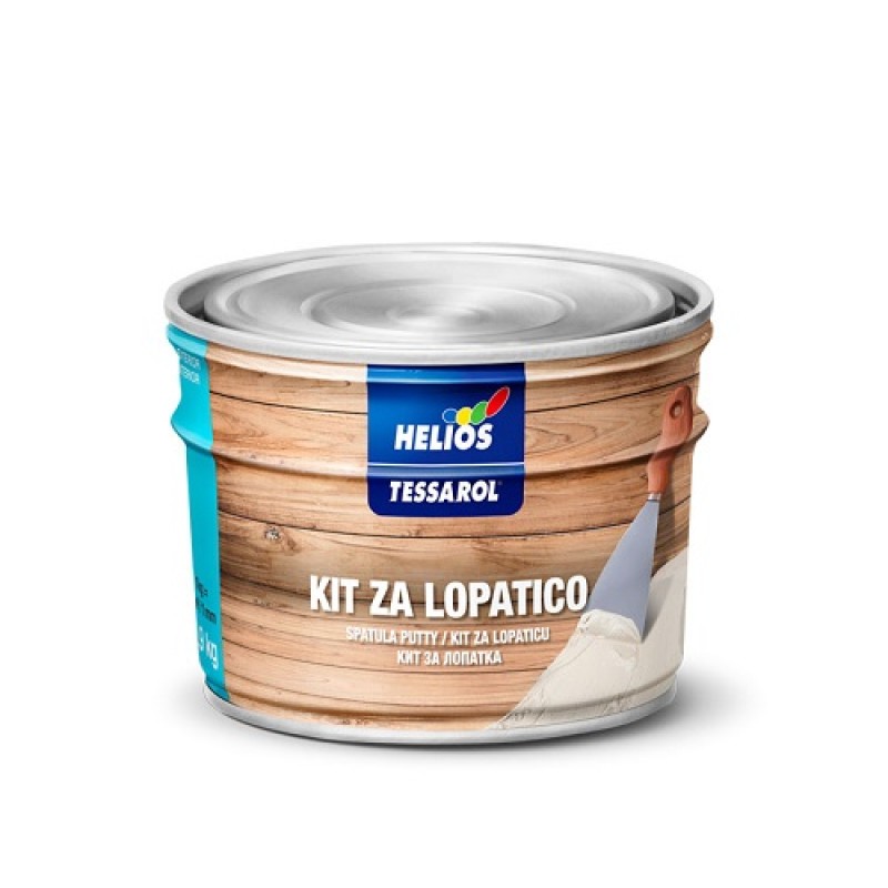 Шпатлевка для древесины Helios Tessarol, белая (0,5кг)