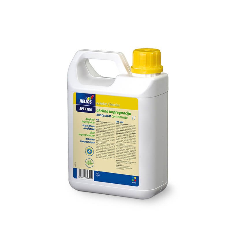 Грунт-концентрат акриловый 1:5 Helios Spektra для внутренних и наружных работ, бесцветный 1л