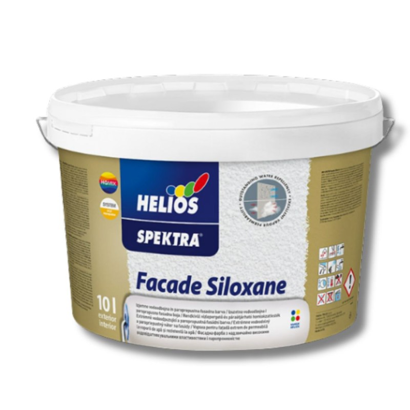 Краска фасадная силоксановая Spektra База 1 (белая), 2л