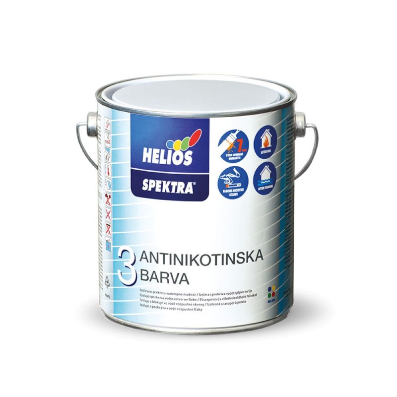 Vopsea anti-nicotină Spektra (albă), 0,75L