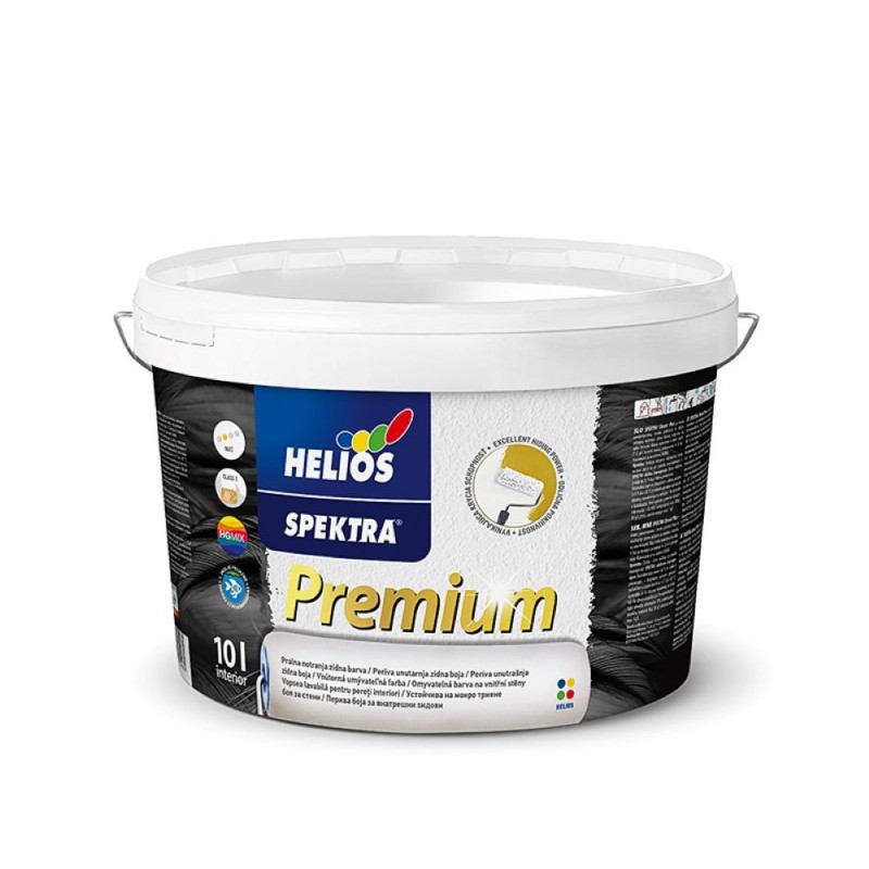 Краска интерьерная стойкая к мытью Spektra Premium База 1 (белая), 15л