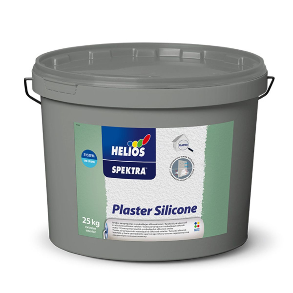 Штукатурка декоративная Spektra Plaster Silicone 1,5мм R (короед) B1, 25кг