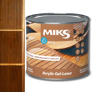 Гель-лазурь акриловая Miks Color, палисандр 2,5л