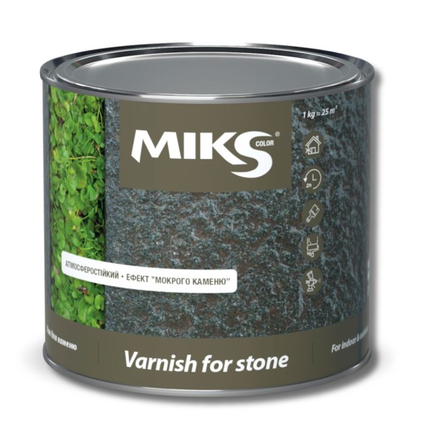 Lac ”Мiks Color” pentru piatră 1.6kg (v.v. 2.1 kg)