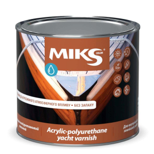 Lac acril-poliuritanic pentru iahturi Мiks Color Yaht, lucios 2,5L