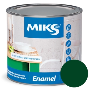 Email alchidic ”Мiks Color” verde-închis 0,8kg (v.v. 0,9kg)