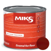 Эмаль алкидная для пола Miks Color, красно-коричневая 2,8кг