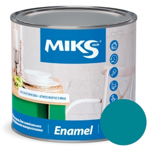 Email alchidic ”Мiks Color” turcoaz(морская волна) 0,8kg (v.v. 0.9kg)