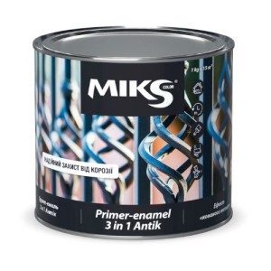Grund-email 3 în 1 Antik ”Мiks Color” negru\antracit 0,75l