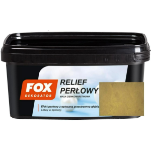 Acoperire decorativă Relief Perlată Fox, aur 1kg