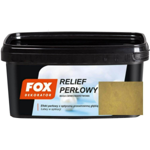 Acoperire decorativă Relief Perlată Fox, aur 1kg*