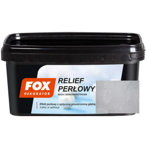 Acoperire decorativă Relief Perlată Fox, argint 1kg