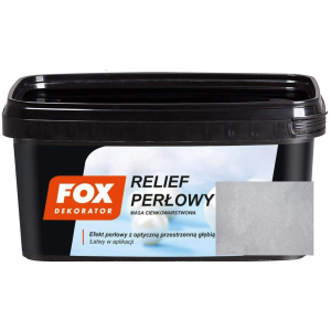 Acoperire decorativă Relief Perlată Fox, argint 1kg
