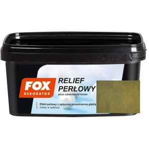 Acoperire decorativă Relief Perlată Fox, verde 1kg
