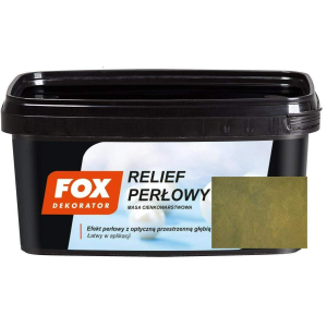 Acoperire decorativă Relief Perlată Fox, verde 1kg*
