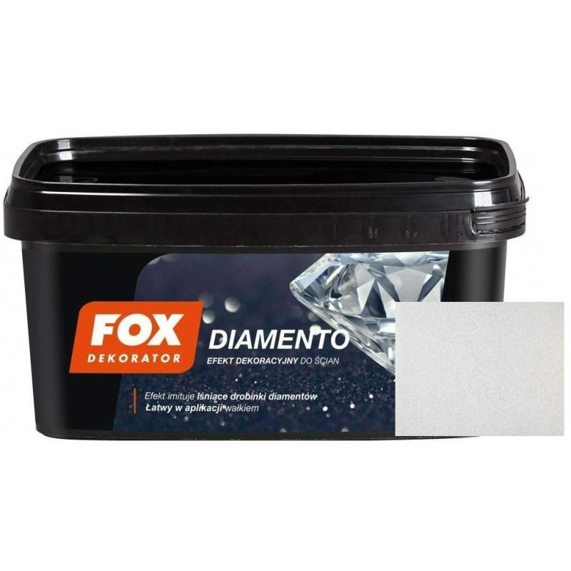 Декоративная краска с блестками Fox Diamento 0004 LUNA 1л