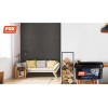 Vopsea decorativă Fox Diamento 0007 CARBON 1L