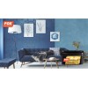 Vopsea structurală Fox Diamento 3D, GOLD 1L