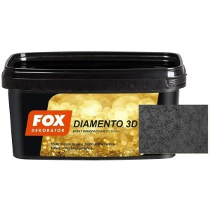 Vopsea structurală Fox Diamento 3D, CARBON 1L