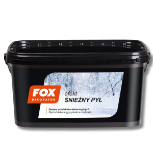 Efect decorativ  Praf de zăpadă Fox, set 5m²+pensulă