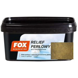 Acoperire decorativă Relief Perlată Fox, cafenie 1kg*