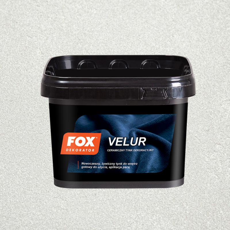 Tencuială decorativă ceramica Fox Velur 001 Alaska, 5kg*
