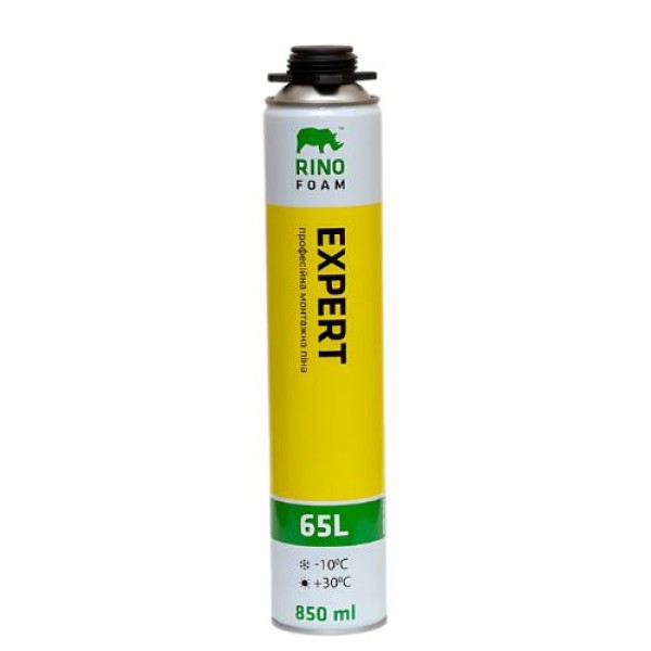 Spumă PU pistol RINO PRO65 Expert Econom 850ml (900gr)